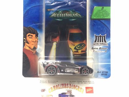 Hot wheels Acceleracers Metal Maniacs Spine Buster 7 of 9 CM6 Wheels (Bad card) Sale