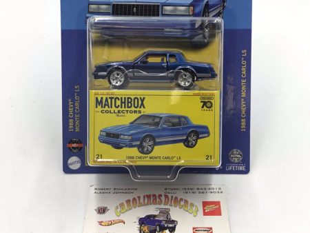 2023 matchbox Collectors #21 1988 Chevy Monte Carlo 21 22 Discount