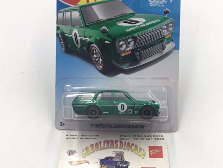 2018 hot wheels Legends tour 71 Datsun Bluebird 510 Wagon real riders Discount