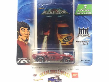 Hot wheels Acceleracers Metal Maniacs Hollowback 5 of 9 US card dark variant CM5 wheels Fashion