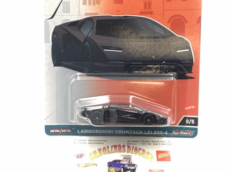 2023 Hot wheels car culture Spettacolare #0 Lamborghini Countach LPI 800-4 Chase with protector Hot on Sale