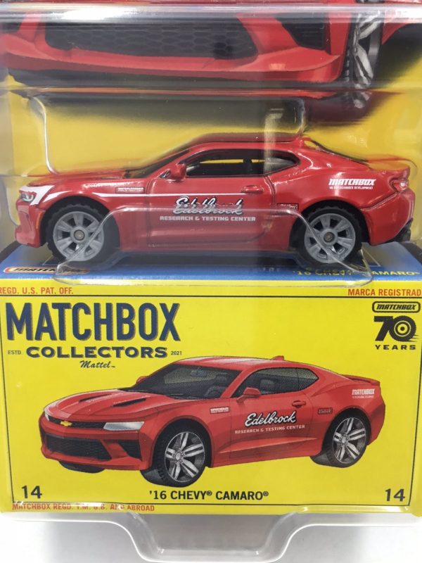 2023 matchbox Collectors #14 16 Chevy Camaro 14 22 Online now