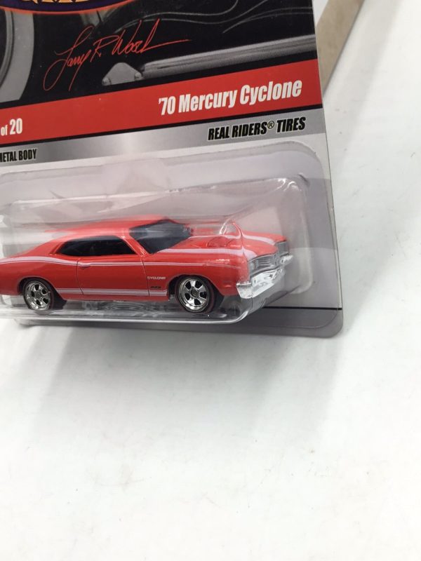 Hot wheels Larrys garage #20 70 mercury Cyclone real riders CC4 For Sale