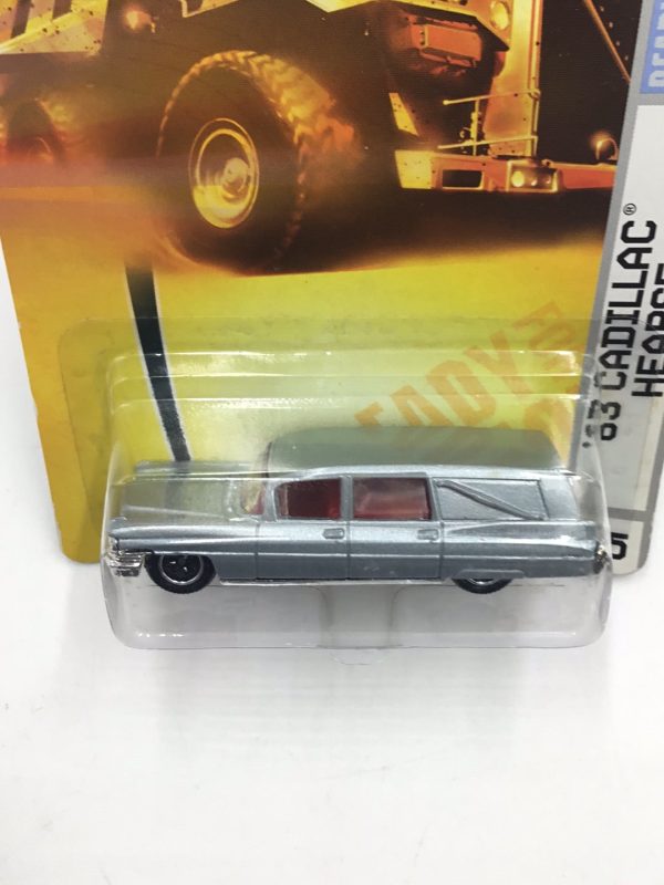 matchbox city action #55 63 Cadillac Hearse silver R2 Cheap