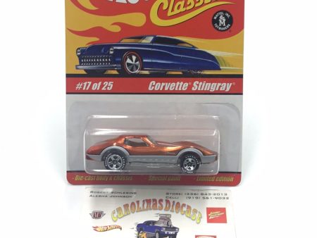 Hot wheels classics series 1 #17 Corvette Stingray (Orange) CC5 Online