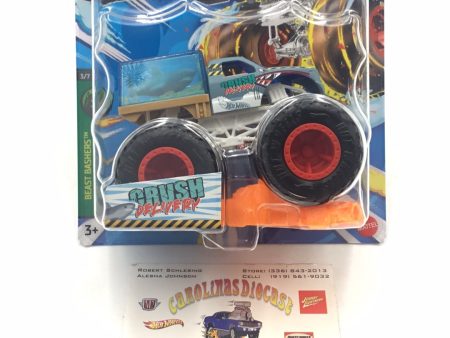 2023 Hot wheels Monster Trucks Crush Delivery 3 7 For Cheap