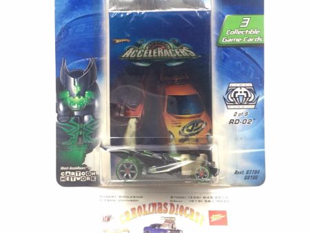 Hot wheels Acceleracers Racing Drones RD-02 2 of 9 (Bad Card) For Cheap