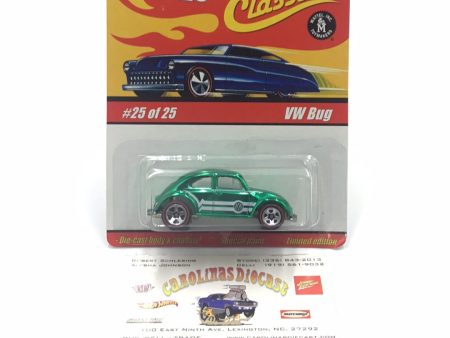 Hot wheels classics series 1 #25 VW Bug green 154G Fashion