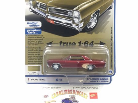 Auto world vintage muscle 1964 Pontiac Grand Prix Royal Bobcat version B Ultra Red Chase Supply