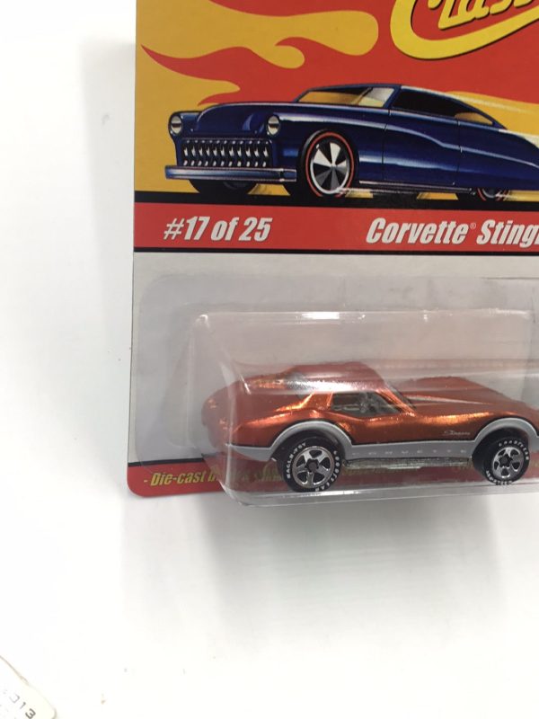 Hot wheels classics series 1 #17 Corvette Stingray (Orange) CC5 Online