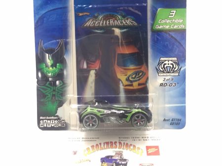 Hot wheels Acceleracers Racing Drones RD-03 3 of 9 Black US card  (Bad card) Online Sale