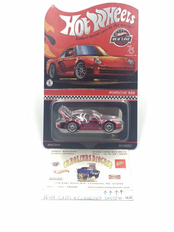 Hot wheels redline club Porsche 959 with protector Discount