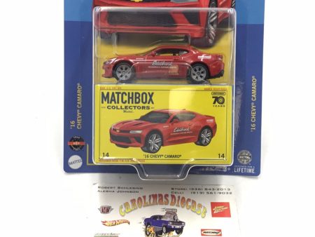 2023 matchbox Collectors #14 16 Chevy Camaro 14 22 Online now