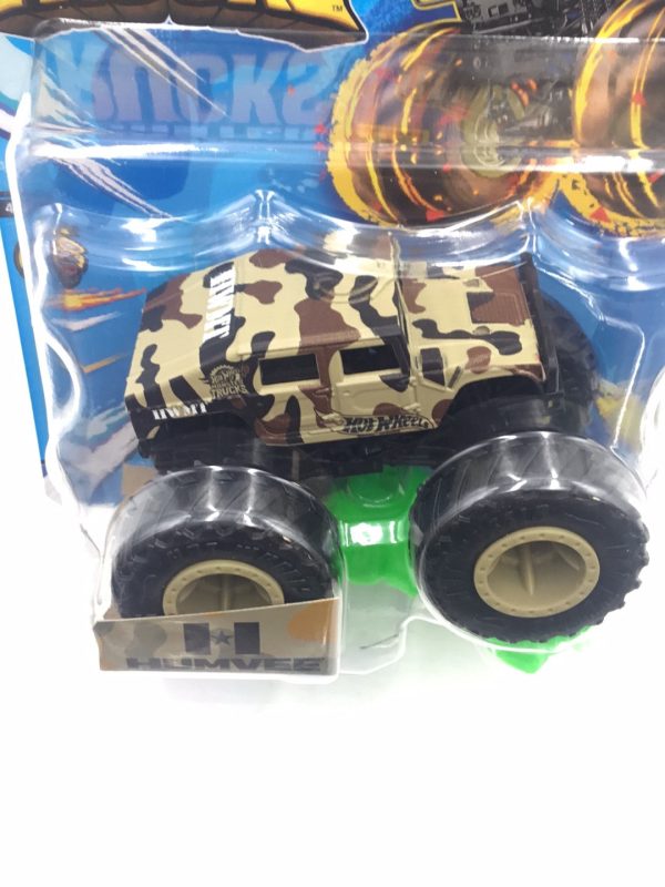 2023 Hot wheels Monster Trucks Humvee 4 5 133E Fashion