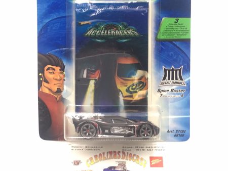 Hot wheels Acceleracers Metal Maniacs Spine Buster 7 of 9 CM6 Wheels #2 For Cheap