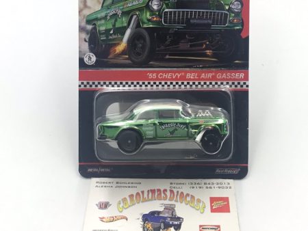 Hot wheels redline club 55 Chevy Bel Air Gasser with protector Online Sale