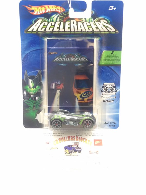 Hot wheels Acceleracers Racing Drones RD-03 3 of 9 Grey International Card For Cheap