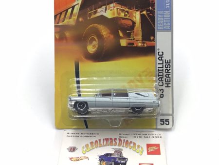 matchbox city action #55 63 Cadillac Hearse silver R2 Cheap