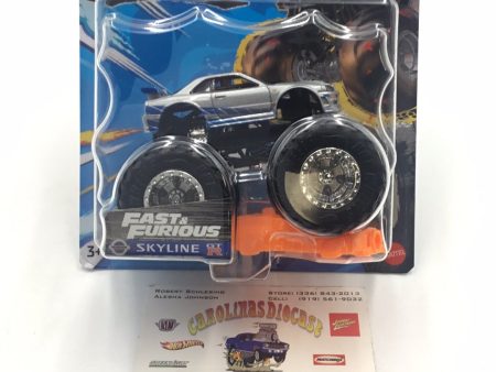 2023 Hot wheels monster Trucks Fast and Furious Nissan Skyline GT R 129C For Sale