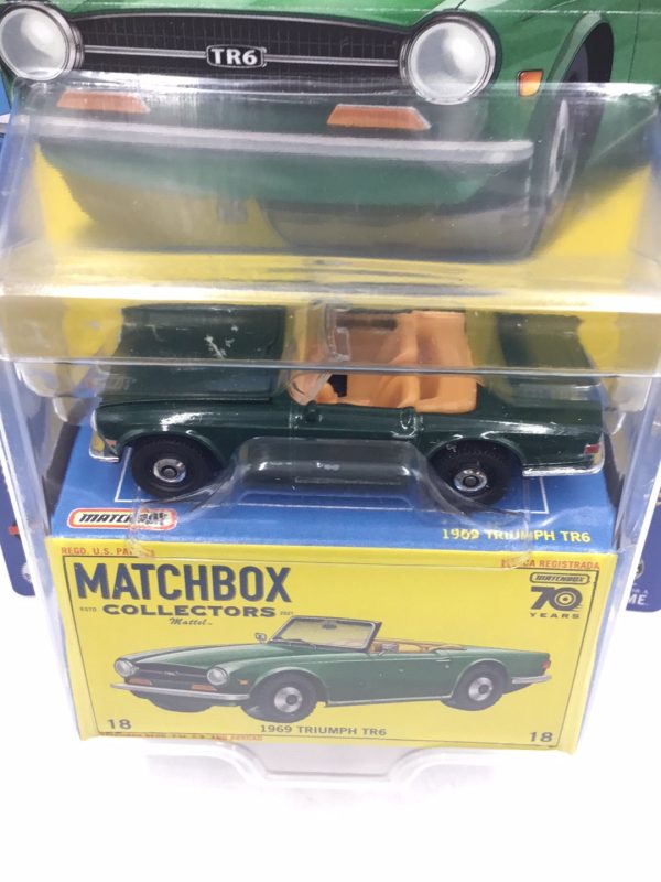 2023 matchbox Collectors #18 1969 Triumph TR6 18 22 170B For Sale