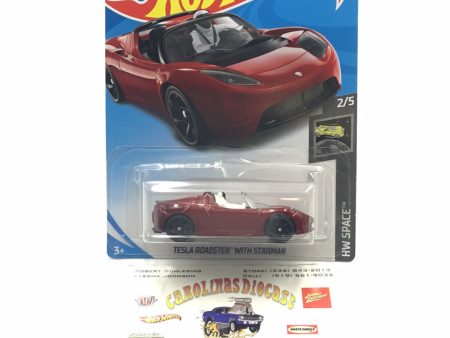 2019 Hot Wheels #109 Tesla Roadster With Starman T1 Discount