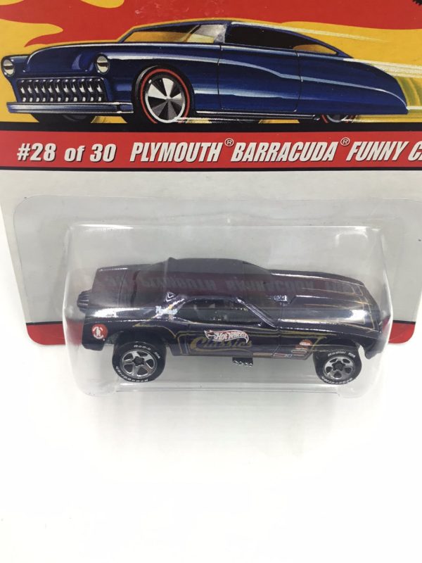 Hot wheels classics series 2 #28 Plymouth Barracuda Funny Car HH1 For Cheap