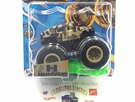 2023 Hot wheels Monster Trucks Humvee 4 5 133E Fashion