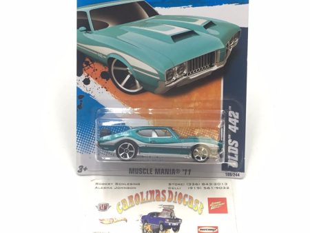 2011 Hot Wheels #109 Olds 442 Walmart exclusive FF6 Cheap