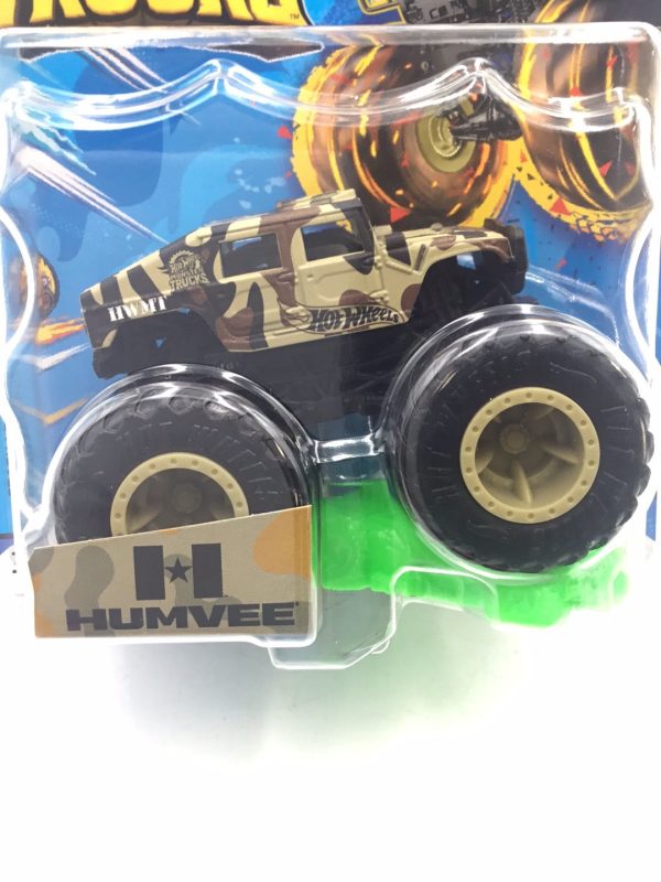 2023 Hot wheels Monster Trucks Humvee 4 5 133E Fashion