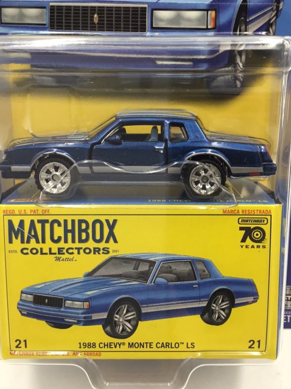 2023 matchbox Collectors #21 1988 Chevy Monte Carlo 21 22 Discount