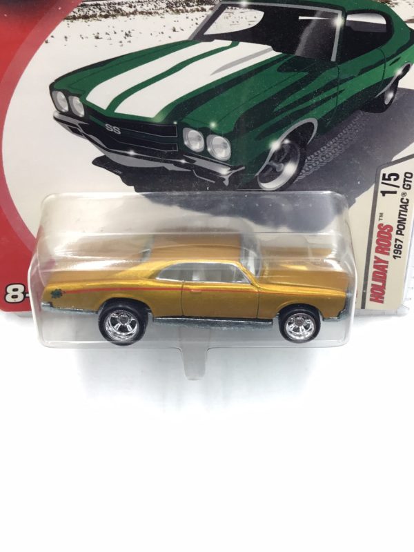 Hot wheels 2005 holiday rods #1 1967 Pontiac GTO real riders NN5 Online