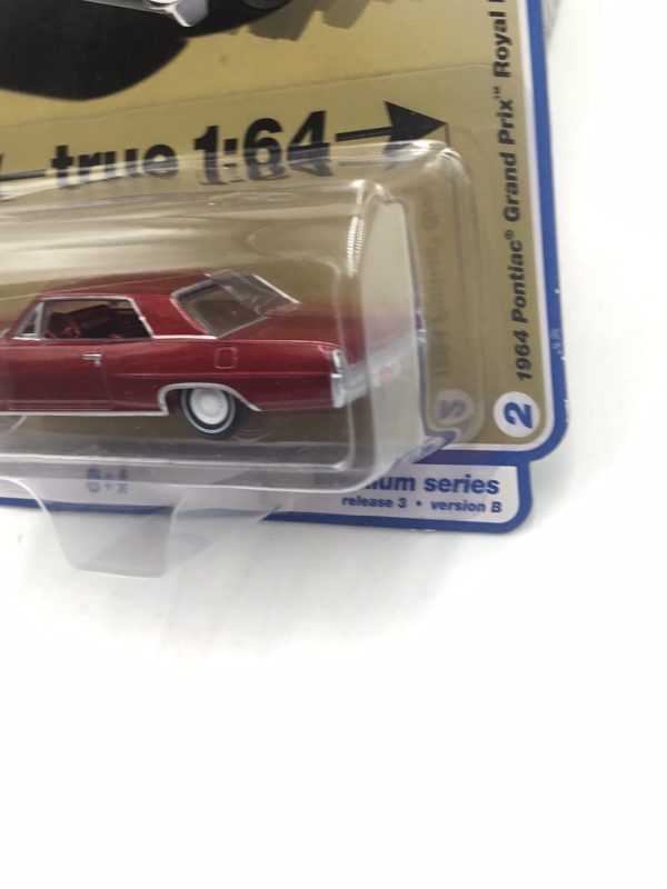 Auto world vintage muscle 1964 Pontiac Grand Prix Royal Bobcat version B Ultra Red Chase Supply