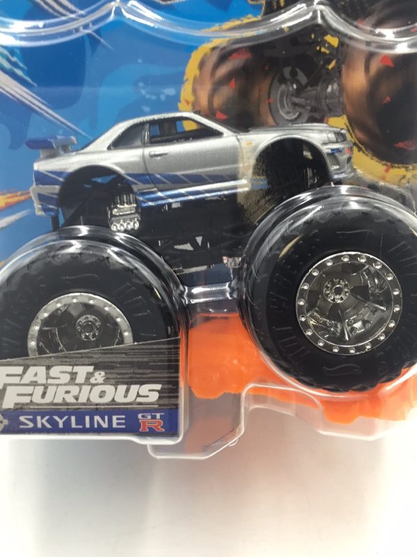 2023 Hot wheels monster Trucks Fast and Furious Nissan Skyline GT R 129C For Sale