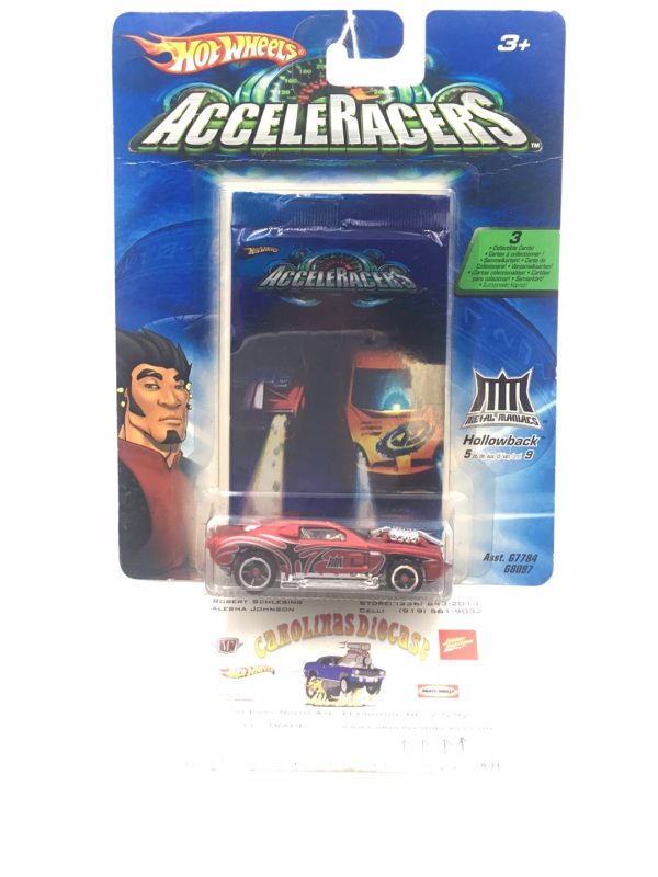 Hot wheels Acceleracers Metal Maniacs Hollowback 5 of 9 international card (Bad card) Fashion