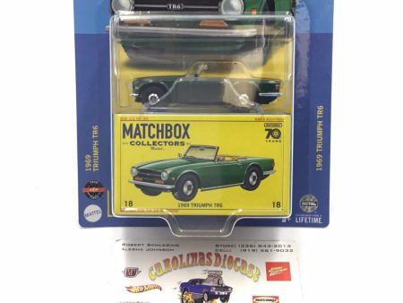 2023 matchbox Collectors #18 1969 Triumph TR6 18 22 170B For Sale