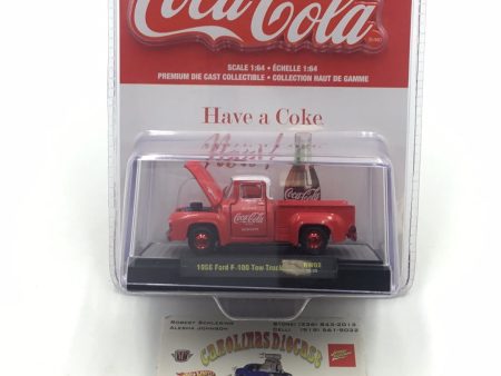 M2 Machines Coca Cola Christmas 1956 Ford F100 Tow Truck Chase RW02 Fashion