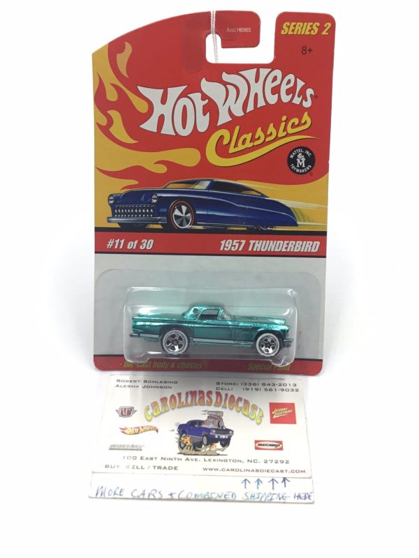 Hot wheels classics series 2 #11 1957 Thunderbird CC8 For Discount