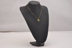 Authentic Christian Dior Gold Tone Chain Pendant Necklace CD 6717J Hot on Sale