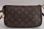 Authentic Louis Vuitton Monogram Pochette Accessoires Shoulder Cross Pouch 6733J Fashion