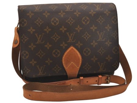 Authentic Louis Vuitton Monogram Cartouchiere GM M51252 Shoulder Cross Bag 6804J Sale