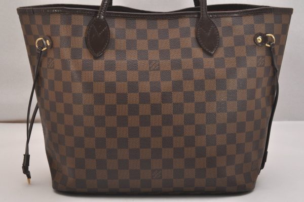 Authentic Louis Vuitton Damier Neverfull MM Shoulder Tote Bag N51105 LV 6781J Sale