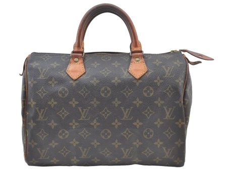 Authentic Louis Vuitton Monogram Speedy 30 Hand Boston Bag M41526 LV K8701 Hot on Sale