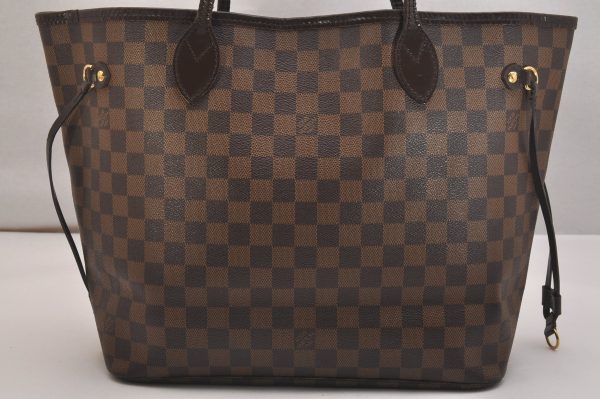 Authentic Louis Vuitton Damier Neverfull MM Shoulder Tote Bag N51105 LV 6781J Sale