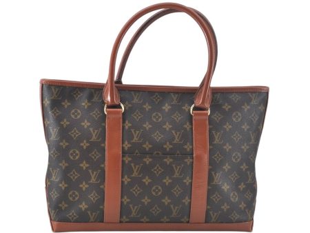 Auth Louis Vuitton Monogram Sac Weekend PM Vintage Tote Hand Bag M42425 LV 6777J Cheap