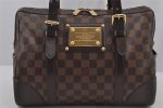 Authentic Louis Vuitton Damier Berkeley Hand Boston Bag Purse N52000 LV 6490J Online Hot Sale