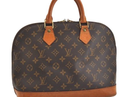 Authentic Louis Vuitton Monogram Alma Hand Bag Purse M51130 LV 7118J Supply