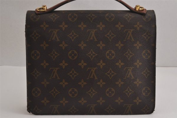 Authentic Louis Vuitton Monogram Monceau 2Way Shoulder Hand Bag M51185 LV  6763J For Sale