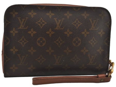 Authentic Louis Vuitton Monogram Orsay Clutch Hand Bag Purse M51790 LV 6389J Online