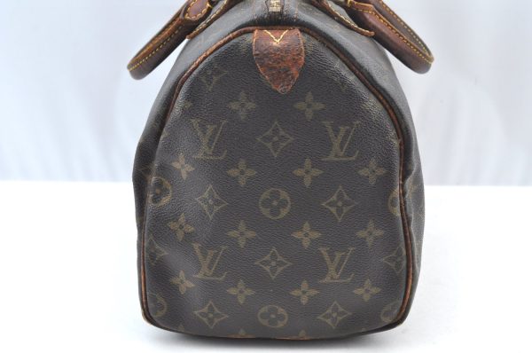 Authentic Louis Vuitton Monogram Speedy 30 Hand Boston Bag Old Model LV K8708 Fashion