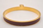 Authentic HERMES Kelly Cadena Bangle Bracelet Gold Bordeaux 7426J For Discount